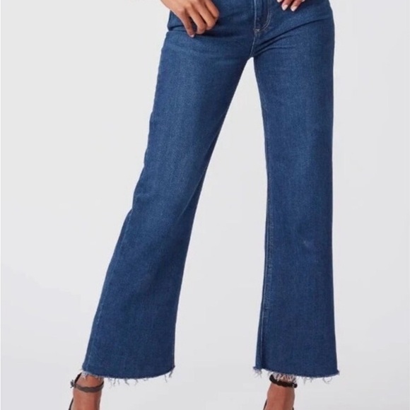PAIGE Denim - Paige Women's Leenah Ankle Raw Hem Jean Gracie Lou Size 27